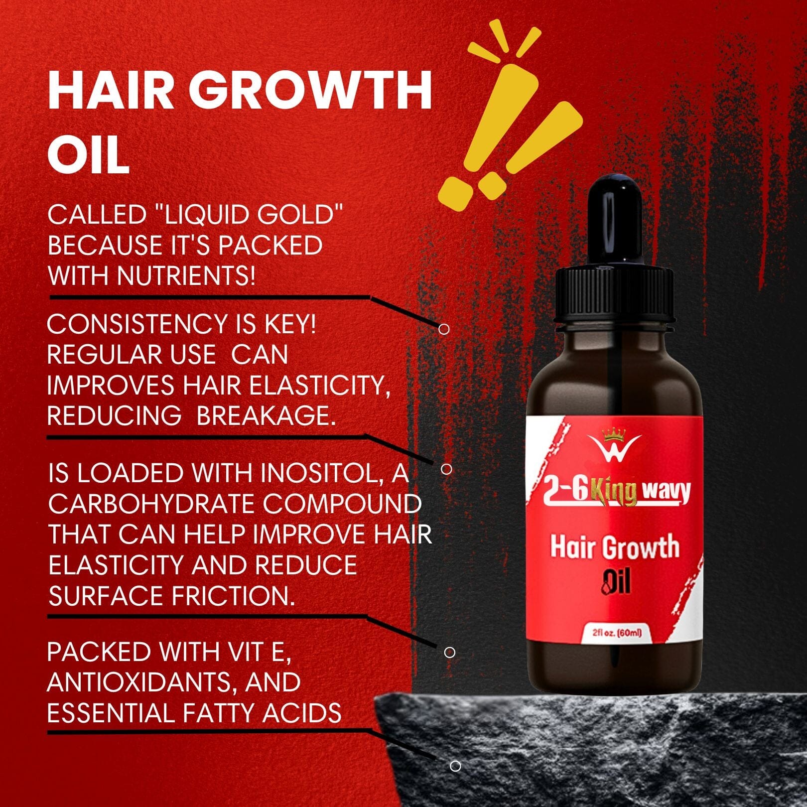 Hair Growth Oil 2oz Premium Quality