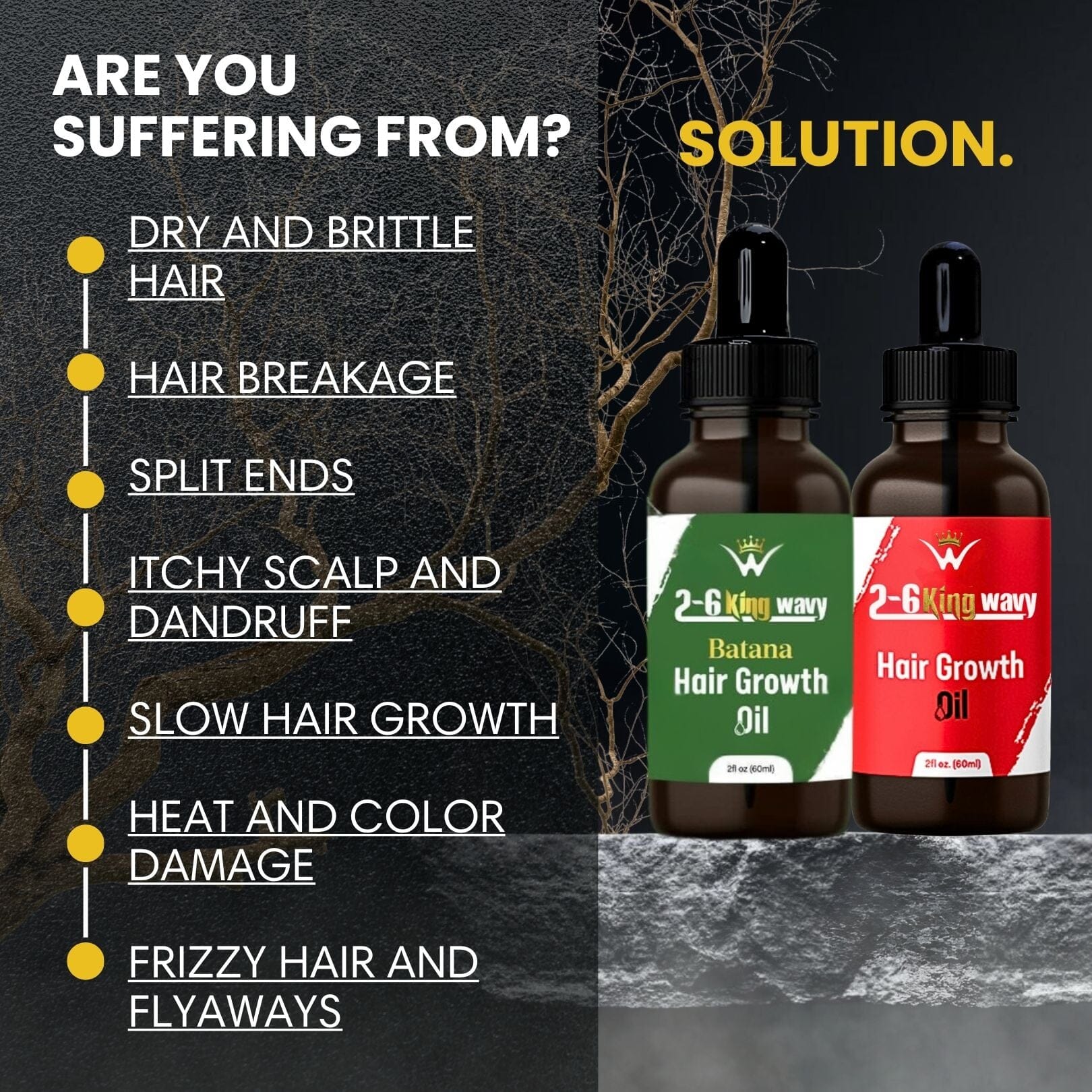 Hair Growth Oil 2oz Premium Quality