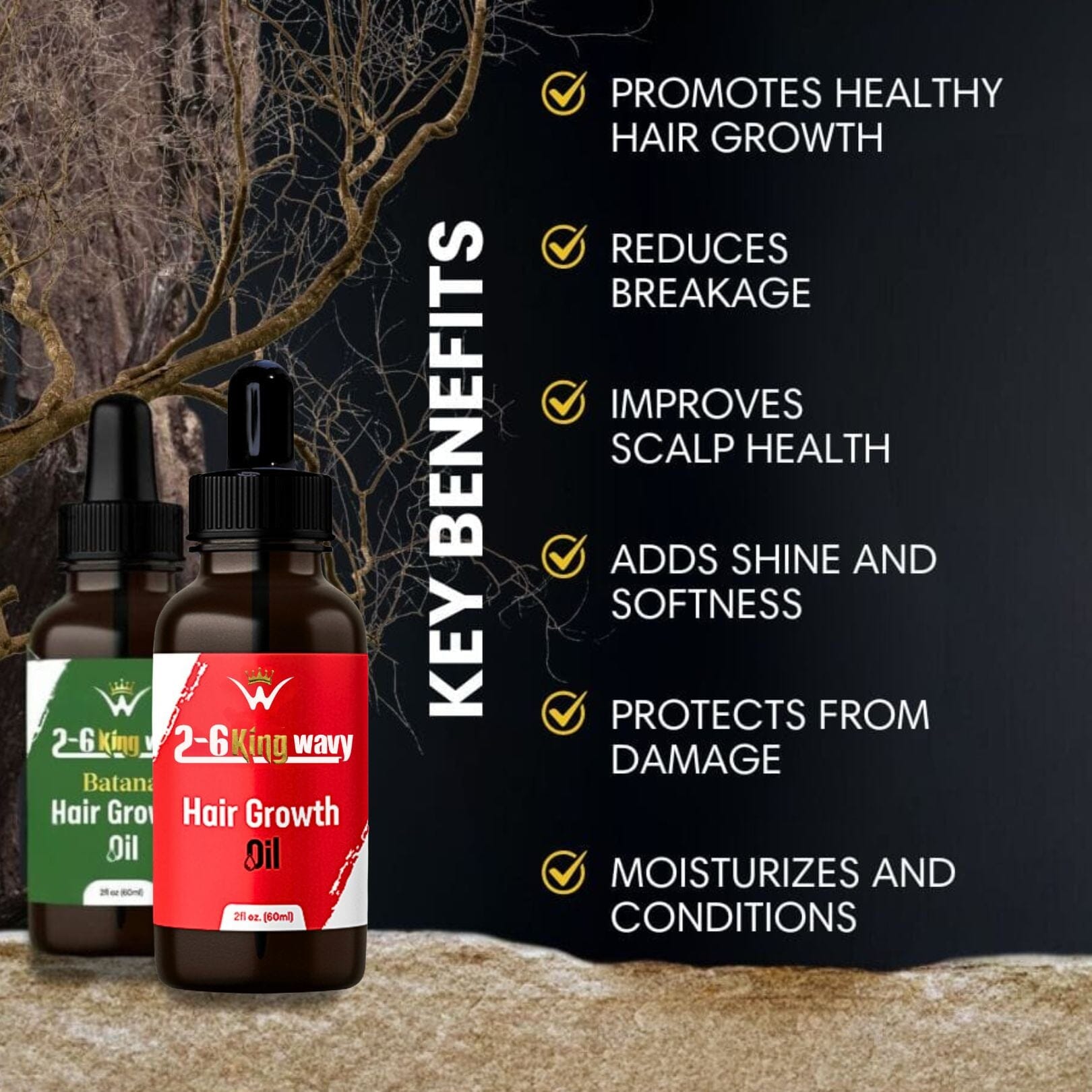 Hair Growth Oil 2oz Premium Quality